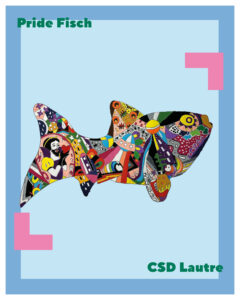 Frische Fische für Kaiserslautern: CSD Pride Fisch von Oliver Breitenbruch