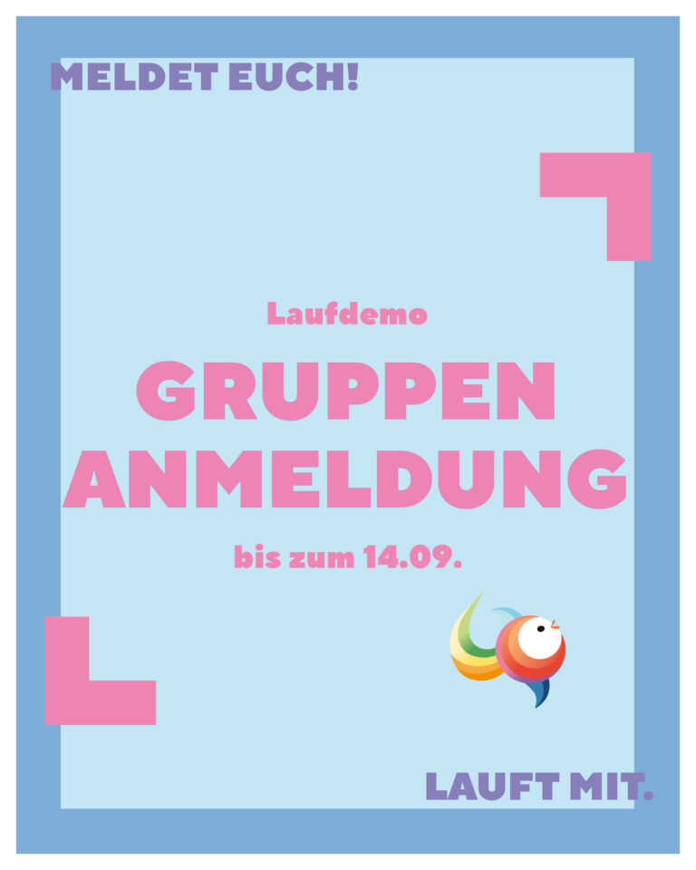 Anmeldung Aufruf Gruppen Demo